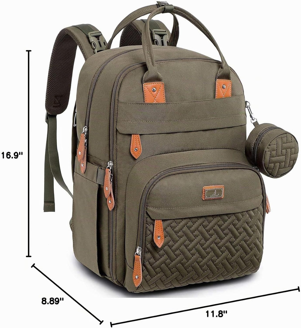 BabbleRoo Mochila para pañales \u2013 Bolsa de viaje para Baby Esse...