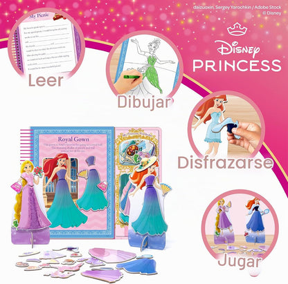 Disney Princess Rapunzel y Ariel Libro de Actividades, Muñecas Magn...