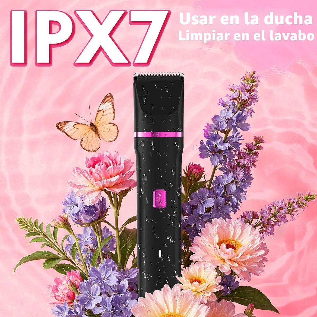 Risina Recortadora de bikini 3 en 1 para mujer, maquinillas de afei...