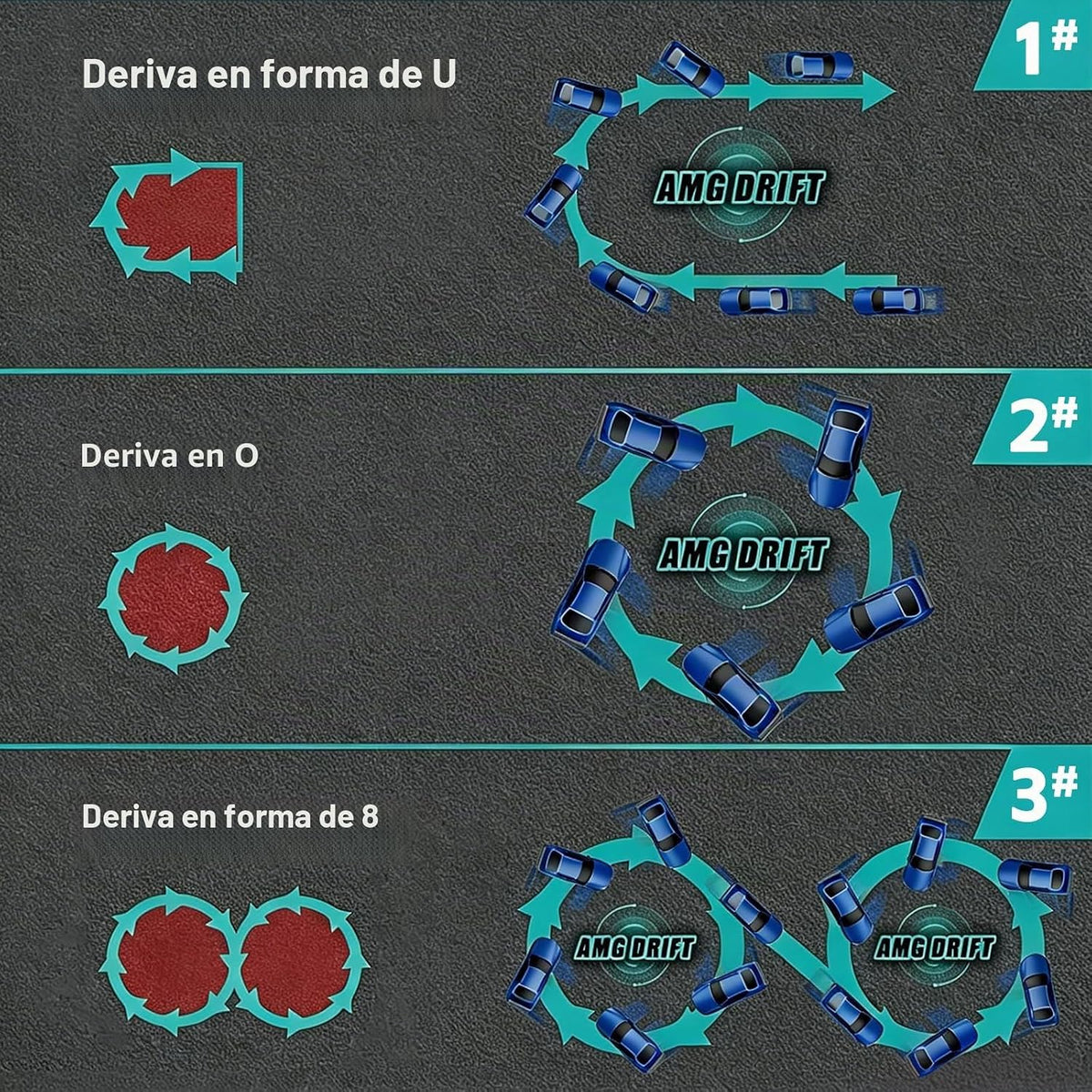LEOSO LD1804 1\/18 RWD Mazda MX-5 RC Coche de deriva Azul | Mini mo...