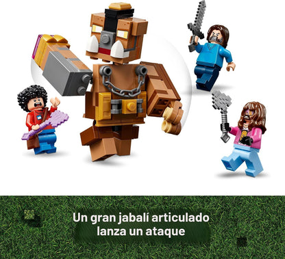 LEGO Minecraft Woodland Mansion Arena de Combate \u2013 Juguete de...