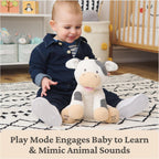 GUND Baby Buttermilk Cow Juguete musical interactivo animado para b...