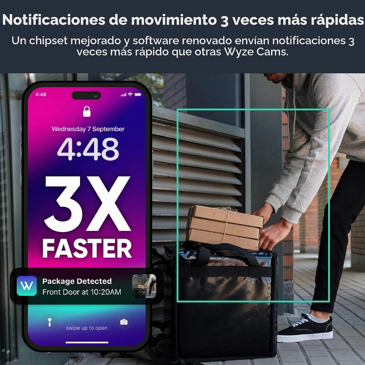 WYZE Cam OG Paquete de 2 cámaras de seguridad para interiores/exter...