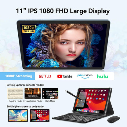 Tableta 11 pulgadas Android 16 Tablet 2026 Última actualización Oct...