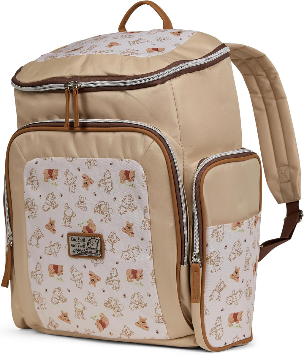 Disney Winnie the Pooh - Mochila para pañales con cambiador, bolsa...