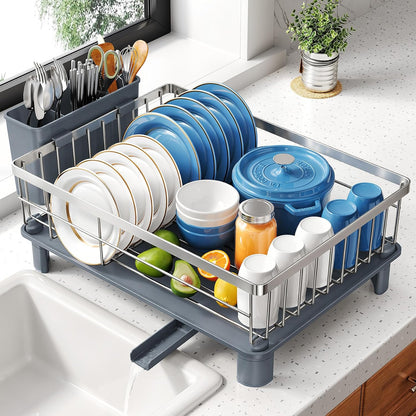 SNTD Escurridor de Platos - Escurridor de Platos Pequeño para Encim...
