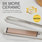 Remington Shine Therapy - Plancha alisadora de pelo de 1 pulgada, p...
