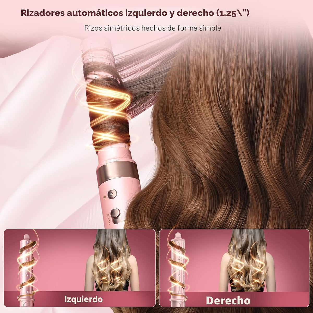 Mythsight StyleVibe 6 en 1 Air Styler con secador de pelo y rizos a...