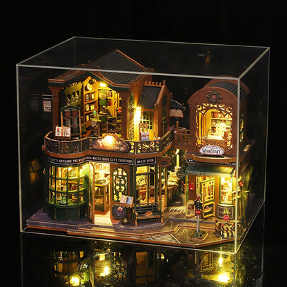 fifijoy Kit de casa de muñecas en miniatura, kits de casa pequeña,...