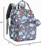 BabbleRoo Mochila para pañales \u2013 Bolsa de viaje esencial para...