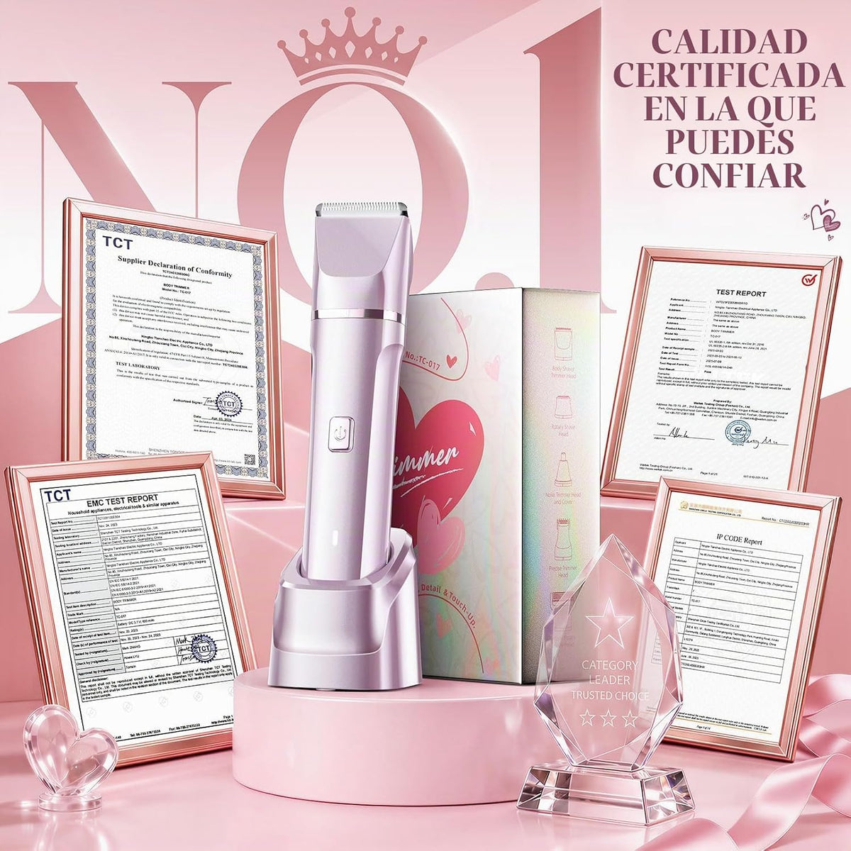 Risina Recortadora de bikini 5 en 1 para mujer, regalos de cuidado...