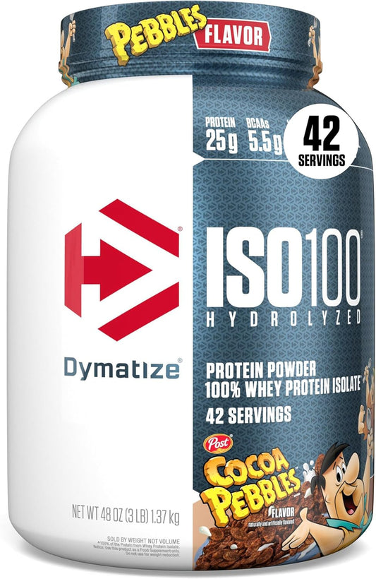 Dymatize Proteína en polvo ISO100, 100% aislado de suero de leche |...