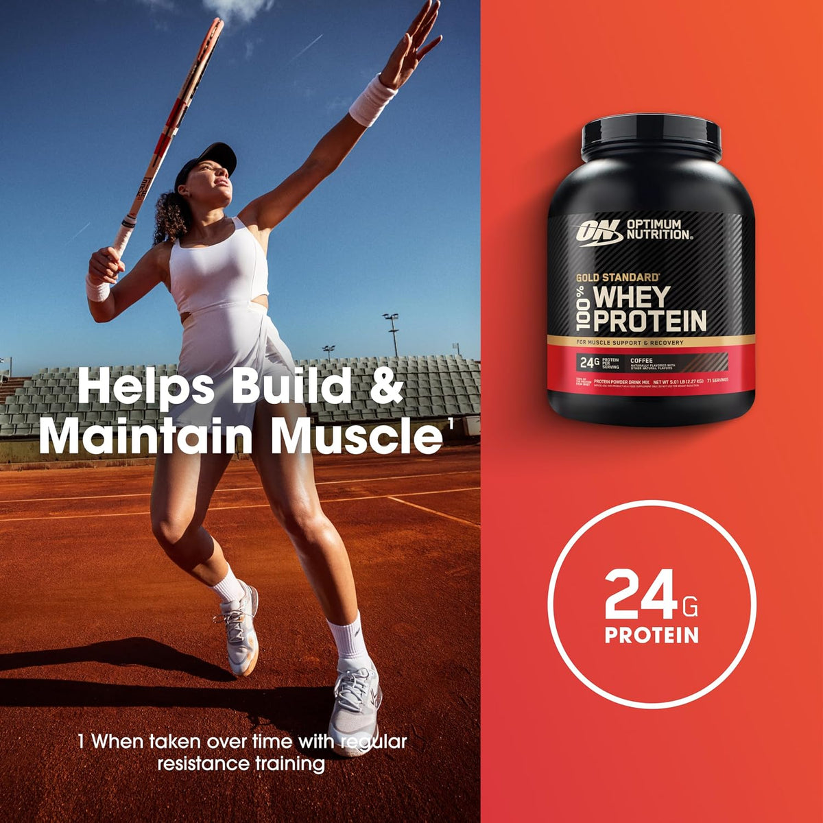 Optimum Nutrition Estándar dorado 100% Proteína de Suero de Leche e...