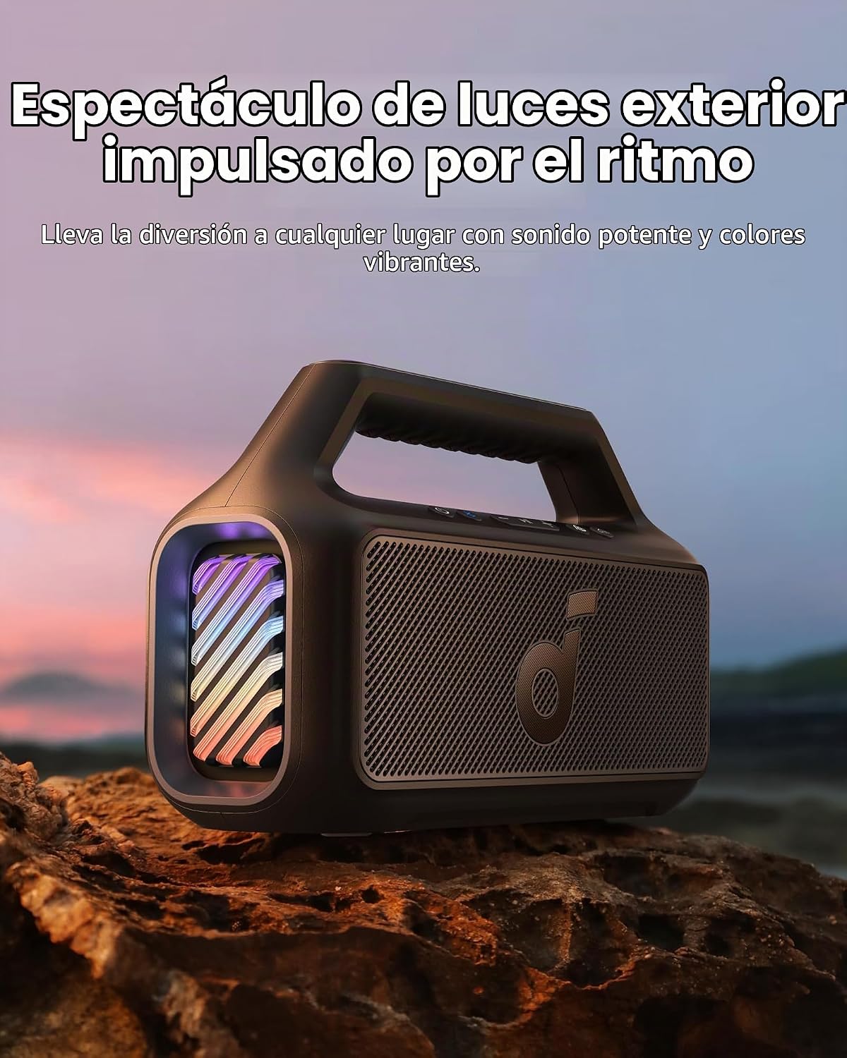 Soundcore Boom 2 de Anker, altavoz Bluetooth para exteriores de 80...