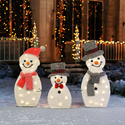 Dazzle Bright - Decoración navideña de muñeco de nieve 2D iluminado...