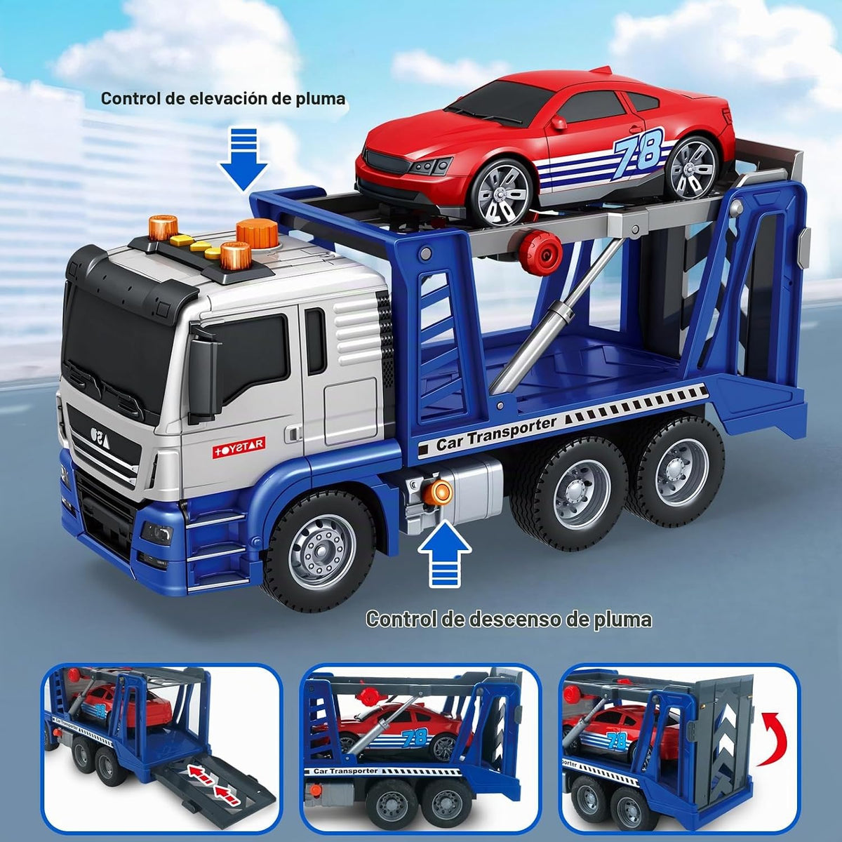 Bstoyder Juguetes para niños de 3, 4, 5, 6, 7, 8 años, transportado...