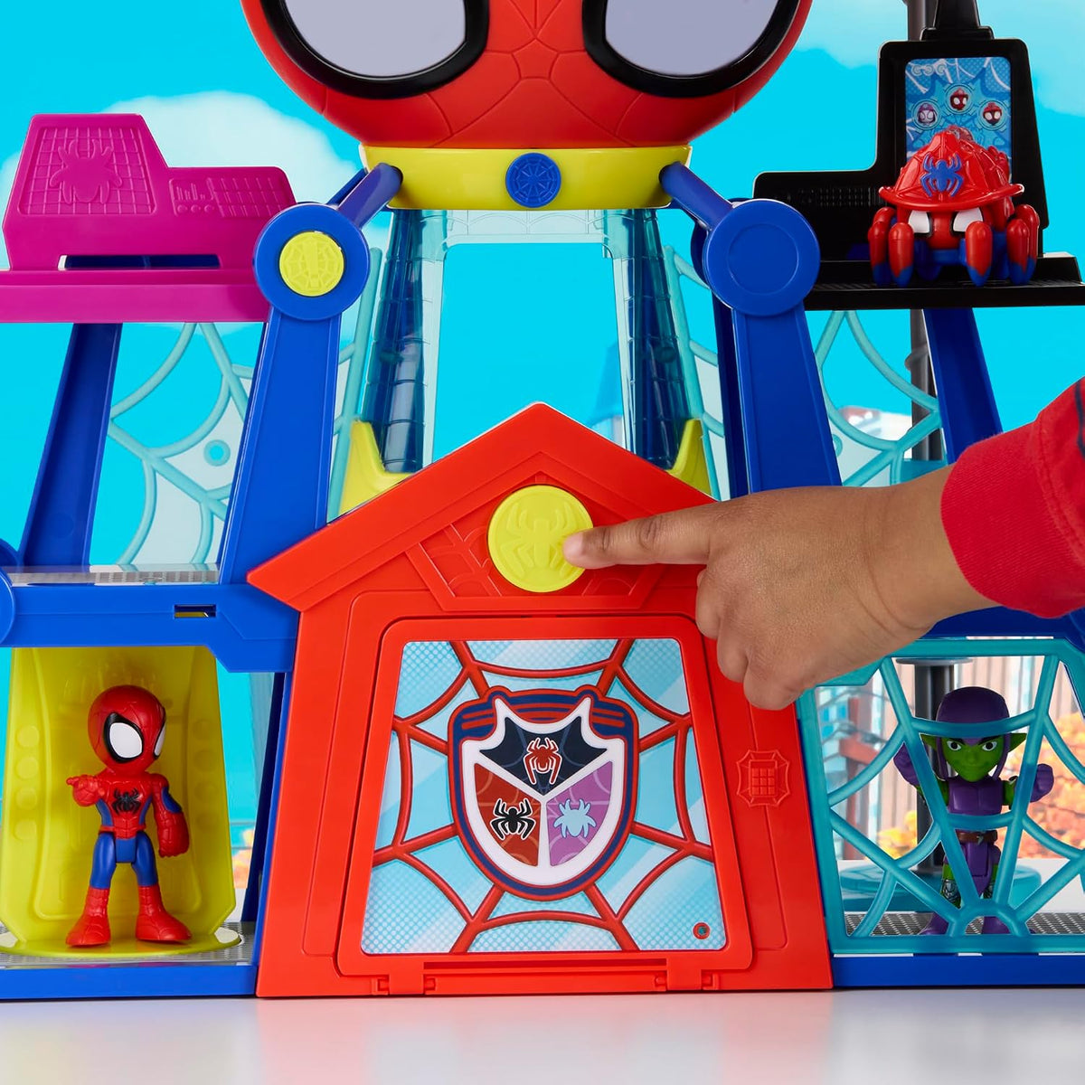 Marvel Spidey y sus increíbles amigos Rescue-Webs Web-Quarters Play...