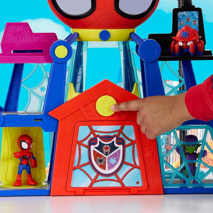 Marvel Spidey y sus increíbles amigos Rescue-Webs Web-Quarters Play...