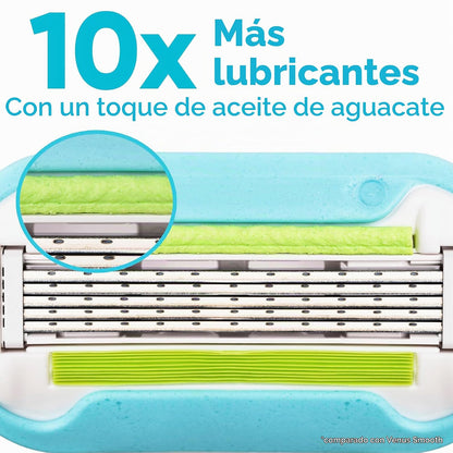 Gillette Venus Recambios de cuchillas de afeitar Extra Smooth para...