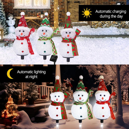 TAILERRI Luces solares de camino de Navidad para decoración al aire...