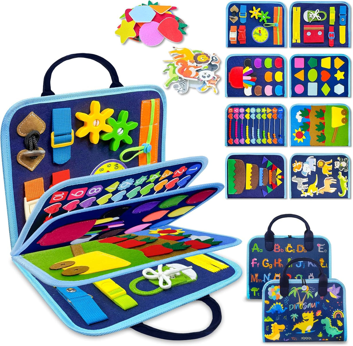 Exorany Busy Board Montessori Juguetes para niños pequeños, regalo...