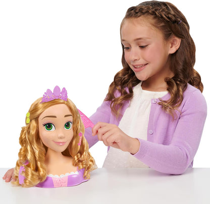 Disney Cabeza de peinado Princess Rapunzel | 14 piezas, juego de si...