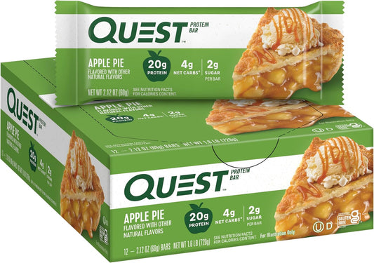Quest Nutrition - Barra de proteína de pastel de manzana, 0.71 onza...