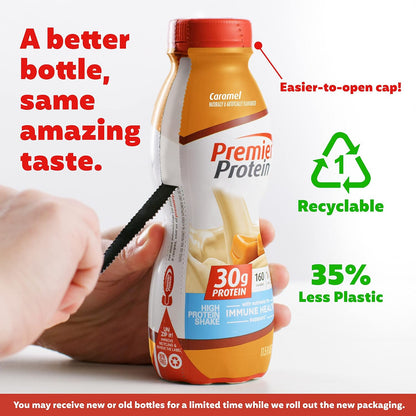 Premier Protein Batido de proteína de 1.06 oz, caramelo, 11.5 onzas...