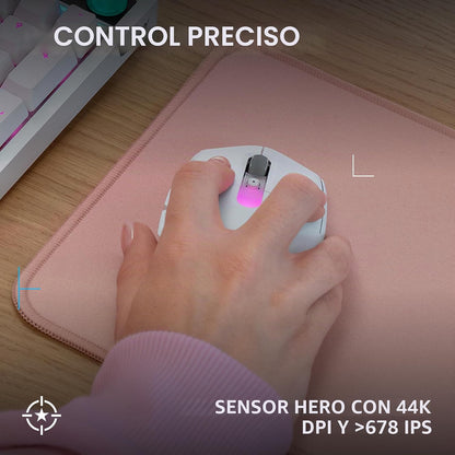 Logitech G Ratón inalámbrico para juegos 305 X Superlight - Blanco...