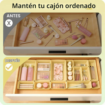 Vtopmart - Paquete de 25 organizadores de cajones de plástico con a...