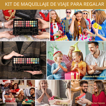 Kit de maquillaje profesional todo en uno para mujer, kit completo,...
