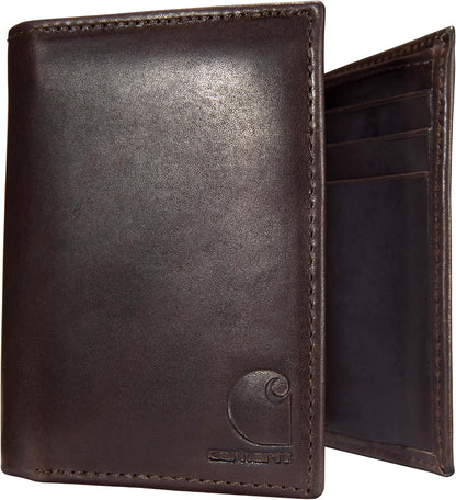 Carhartt Billetera Trifold Cuero Bronceado Aceite Marrón | Cartera...