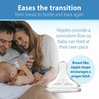 Dr. Brown's Anti-Colic Options+ Biberones de cuello ancho, 9 on...
