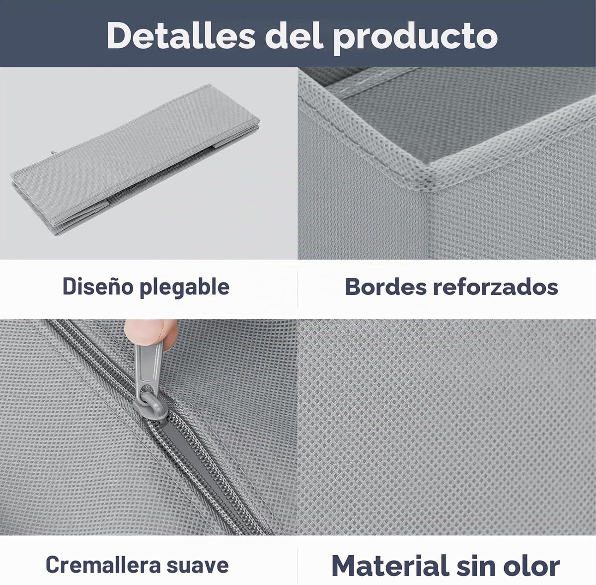 DIMJ Organizador de cajones para almacenamiento de ropa, paquete de...