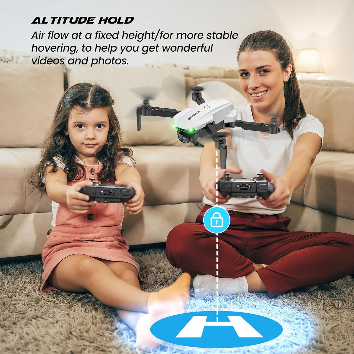 SIMREX Dron con cámara para niños principiantes y adultos \u2013 Cu...