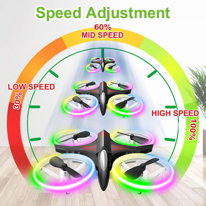 Dwi Dowellin Mini Dron de 4.9 Pulgadas para Niños a Prueba de Choqu...