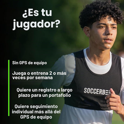 SOCCERBEE BEE - Chaleco rastreador GPS de fútbol con BEE PRO 2, tal...