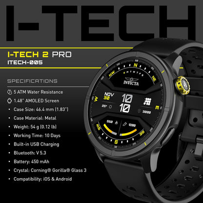 Invicta I-Tech Digital Smartwatch 2