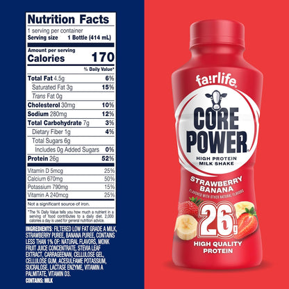 Core Power fairlife - Batido de leche Core Power de alto contenido...