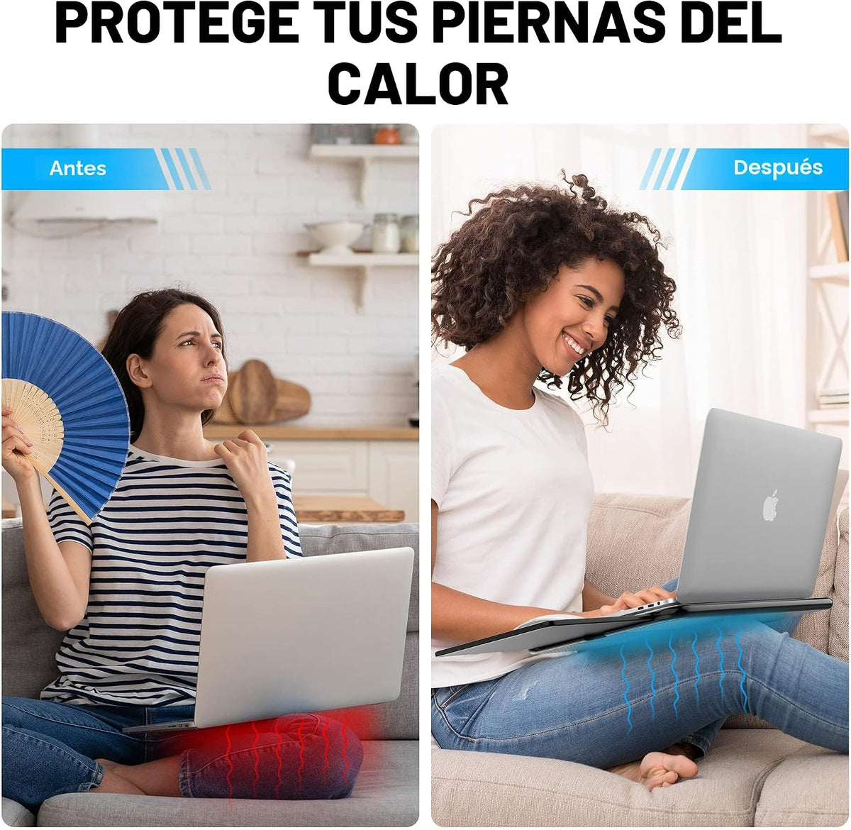 AboveTEK Escritorio portátil para laptop con bandeja retráctil para...