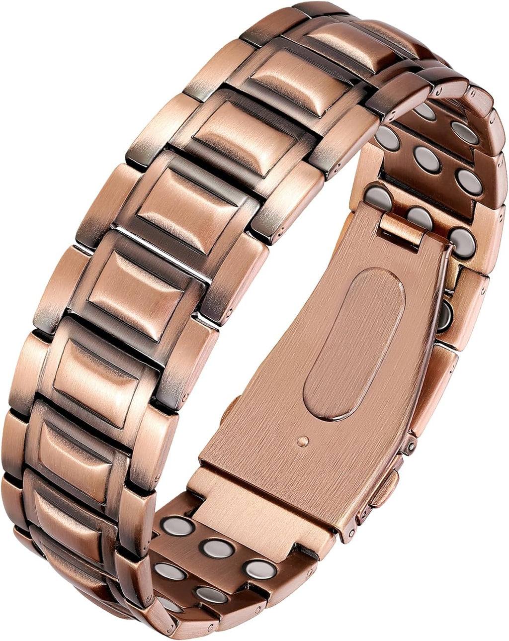 Pulsera de cobre para hombre Feraco, 3 veces más fuerte, pulseras m...