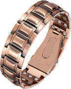 Pulsera de cobre para hombre Feraco, 3 veces más fuerte, pulseras m...