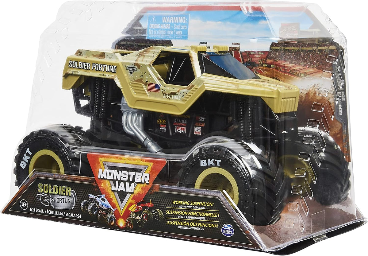 Monster Jam - Camión monstruo oficial de Soldier Fortune, vehículo...