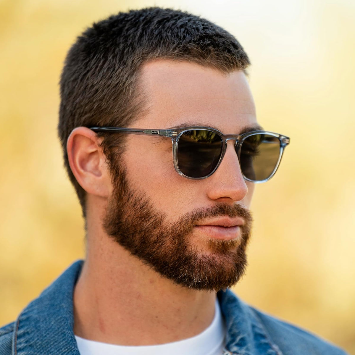 WMP Eyewear - Gafas de sol polarizadas modernas y redondas para hom...