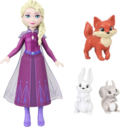 Disney Frozen Elsa Winter Animal Fun Playset y muñeca pequeña | 10...