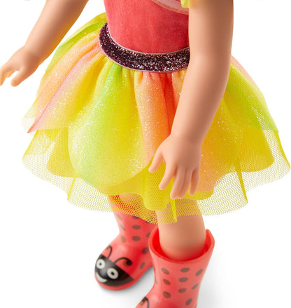 American Girl WellieWishers - Muñeca Willa de 14.5 pulgadas con leo...