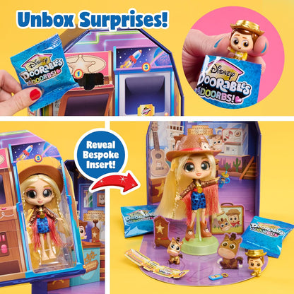 Disney Doorables ADOORBS Toy Story Superfan - Muñeca | Unbox 10 min...