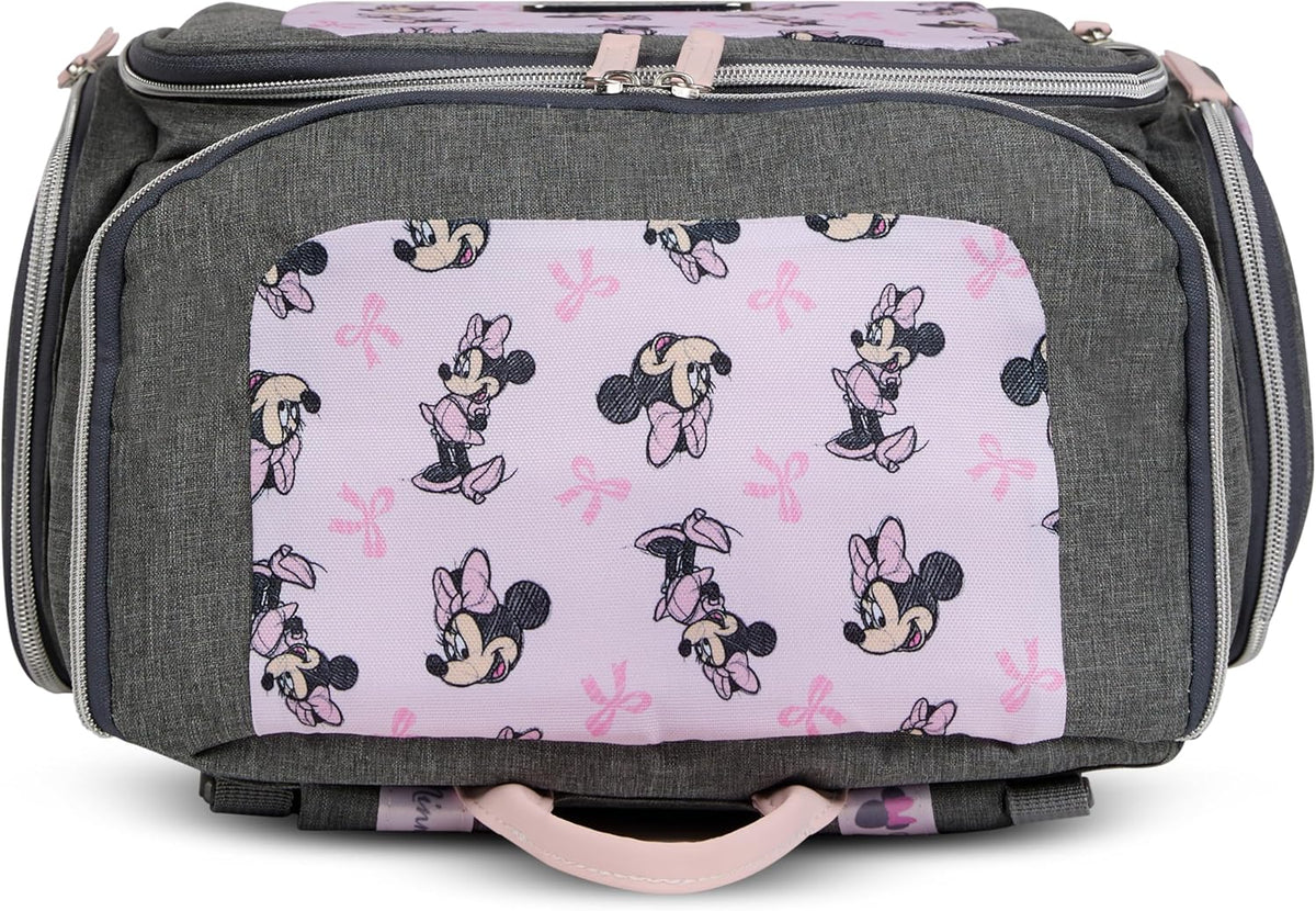 Disney Mochila para pañales con cambiador Minnie Mouse \u2013 Bolsa...