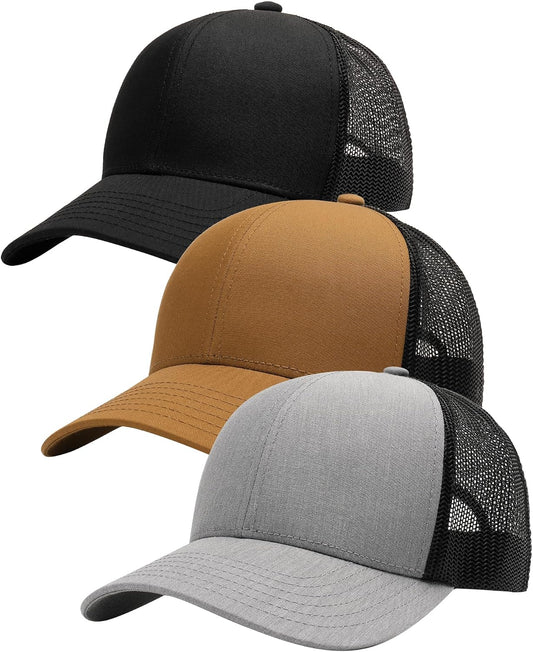 FURTALK Gorra de béisbol de malla estructurada para hombre, ajustab...