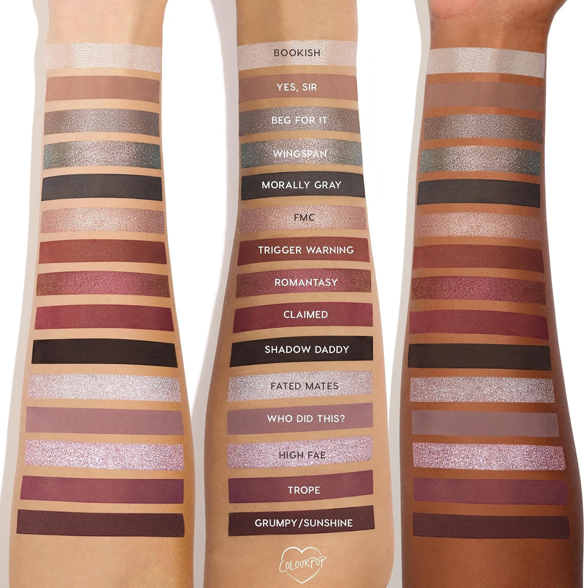 ColourPop Paleta de sombras de ojos A Shadow of Secrets, 15 sombras...
